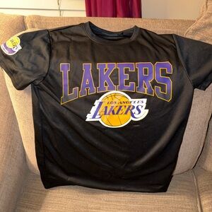 NBA Black T-Shirt with White Logo